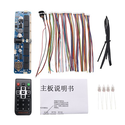 6-Digit Nixie Tube Board + Remote Nixie Tube Clock for in12 in14 in18 qs30-1 xr