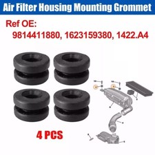 4x Buje de ojal de goma de montaje de carcasa de filtro de aire para Citroen C3 C4 PICASSO