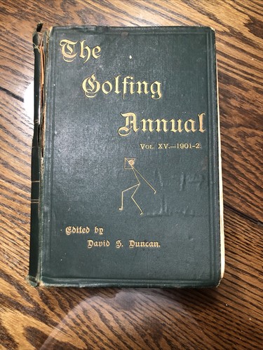 The Golfing Annual 1901-02 Volume XV by David S Duncan Rare - 第 1/11 張圖片