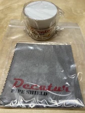 Decatur Pipe Polishing Cloth and No Buff Wax Combo - New