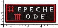 32 Pcs Embroidered Iron on patches Depeche Mode 102x38mm AP025eO