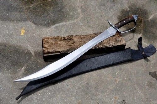 23 Inches Long Blade Scimitar Sword-Hand Forged Historical Sword-carbon Steel - Picture 4 of 6