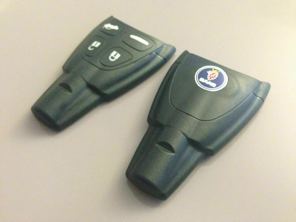 LLAVERO SAAB 9-3 SAAB CALIDAD ORIGINAL DE FÁBRICA CON EMBLEMA Carcasa de llave remota Foto 2 de 4