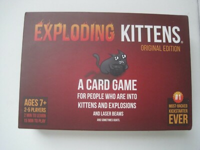 Exploding Kittens Card Game GUC Complete