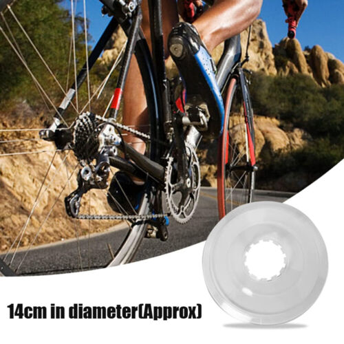 Clear Bicycle Spoke Protector Disc Guard Bikes Hub Freewheel spoke Disc 138mm - Foto 2 di 12