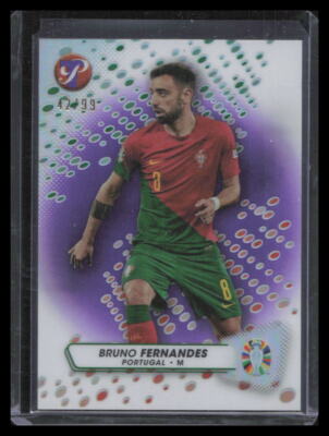 2023 Panini Pristine Soccer #133 Bruno Fernandes Purple /99 | eBay