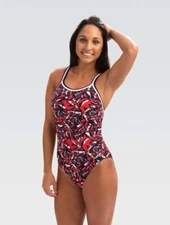 ✅ New DOLFIN Reliance Veyron V Back Swimsuit One Piece Race Women's - Size 26