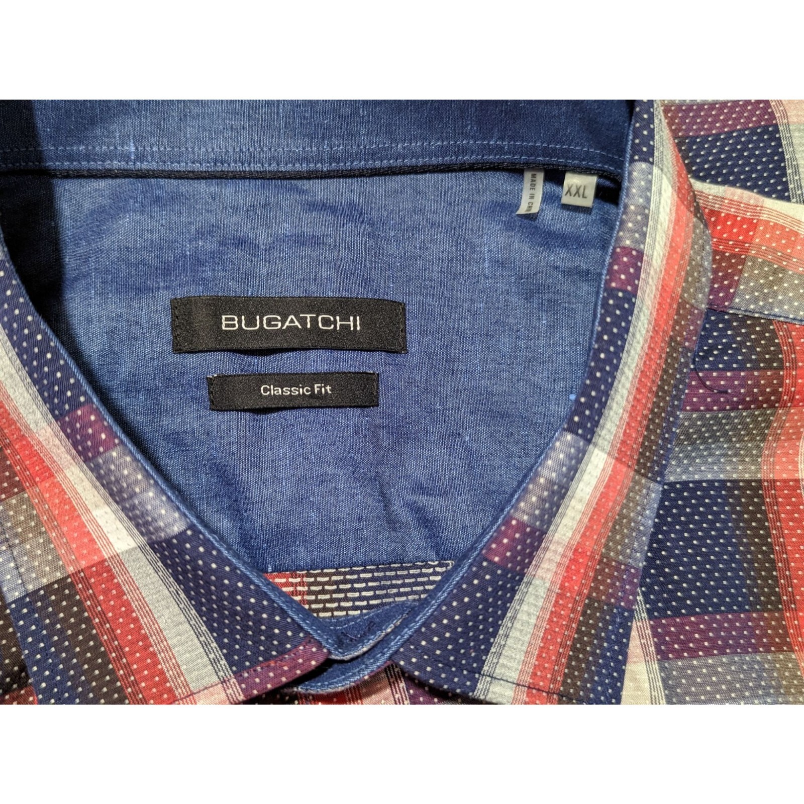 BUGATCHI long sleeve button down plaid career cas… - image 7
