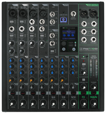 #ad Mackie ProFX10GO 10 Channel Battery Powered Analog Mixer w FX USB Bluetooth $249.95