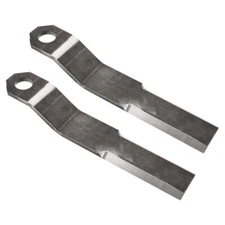 2PC Super Duty AR400 Steel For Mower King Skidsteer Brush Hog Cutter Blades 10MM
