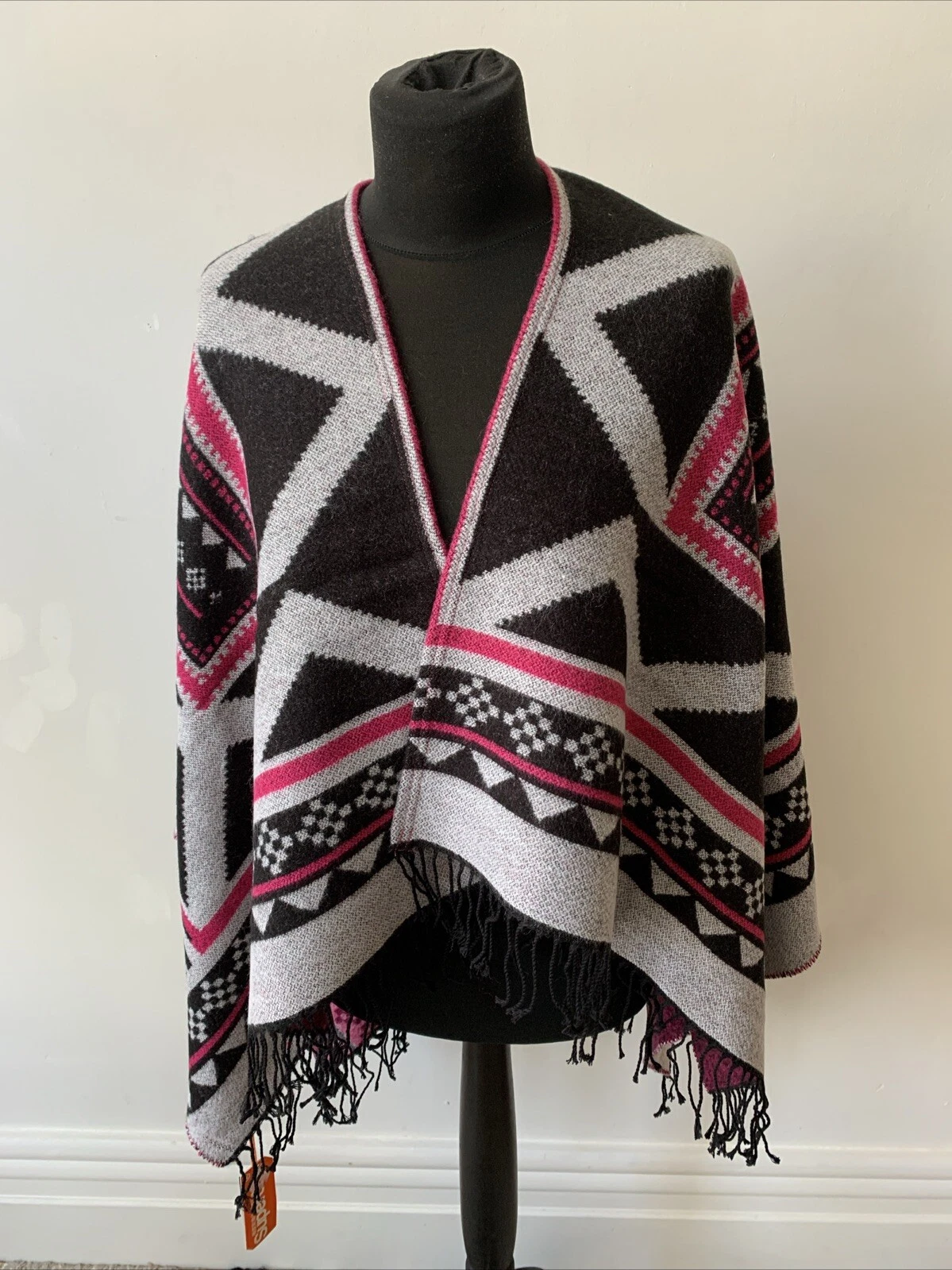 Superdry Multicoloured Poncho One Size - NEW