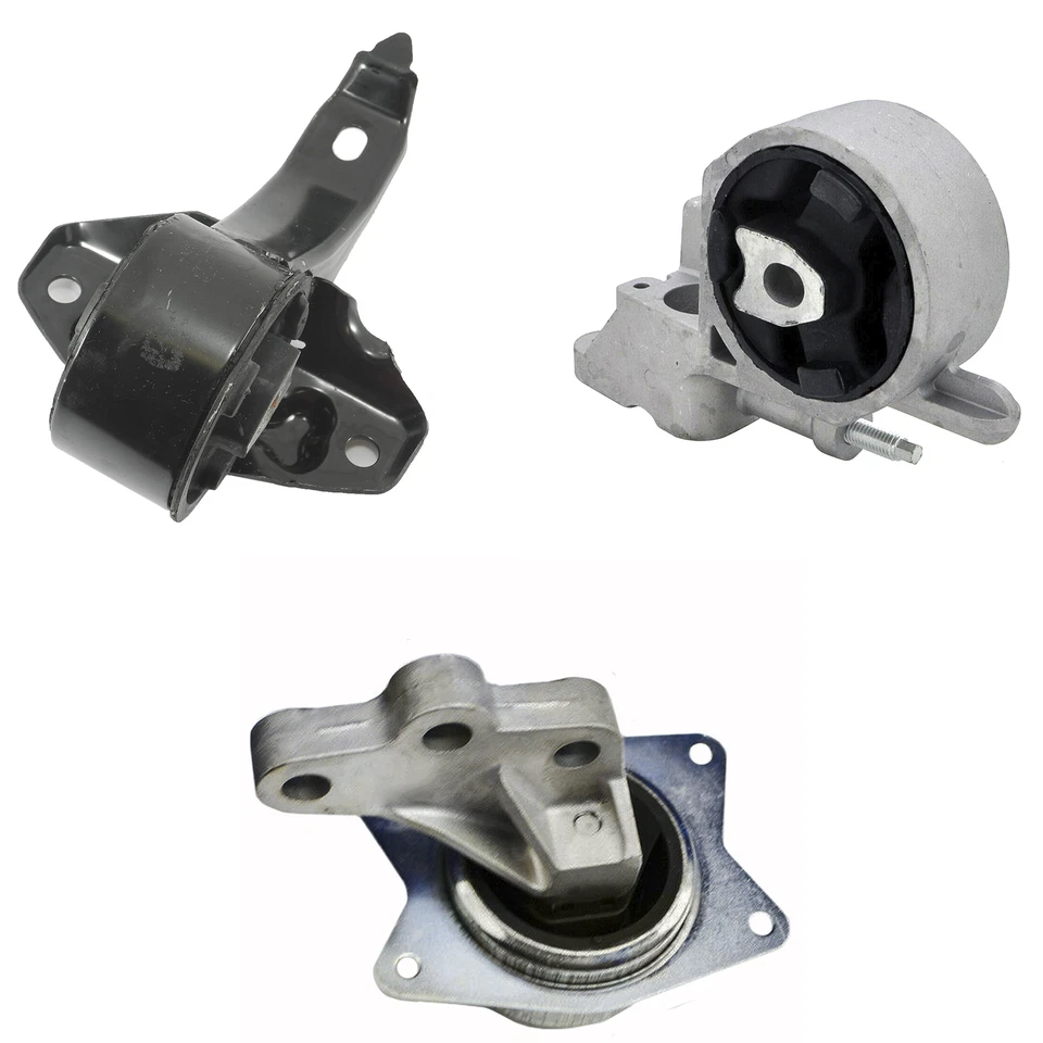 Juego de montaje de transmisión automática delantera, trasera e izquierda para Chevrolet Malibu 2,4 L 2008-2010 3 piezas Foto 2 de 4