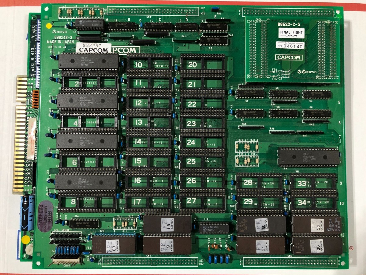 Capcom FINAL FIGHT CPS1 Arcade PCB Jamma Video Games Very Capcom FINAL FIGHT CPS1 Arcade PCB Jamma Video Games Very