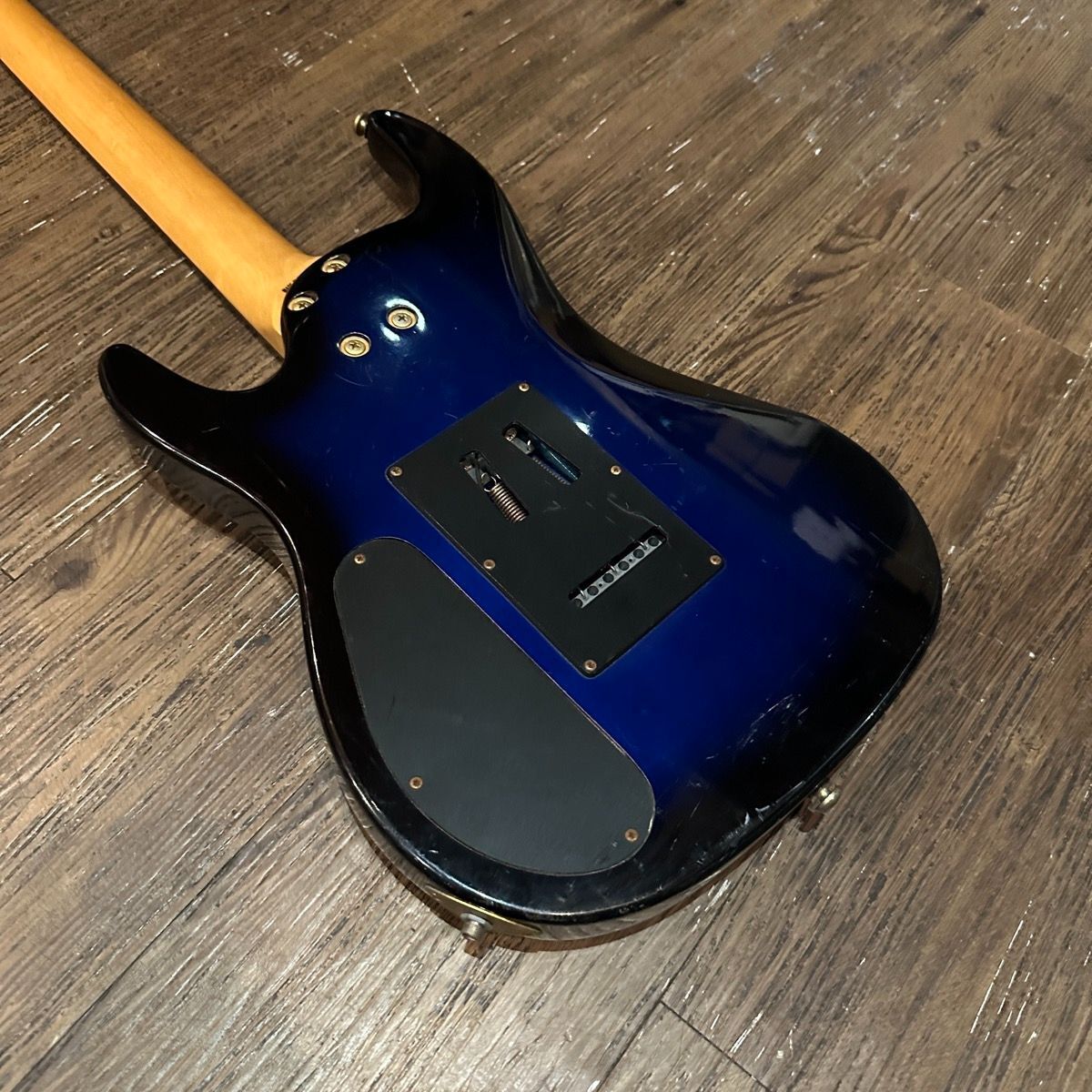 Aria Pro II Magnaa Series Electric Guitar Blue Burst Used Shipping