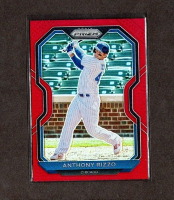 2021 Panini Prizm Red Prizm ANTHONY RIZZO #28 [Mint] | eBay
