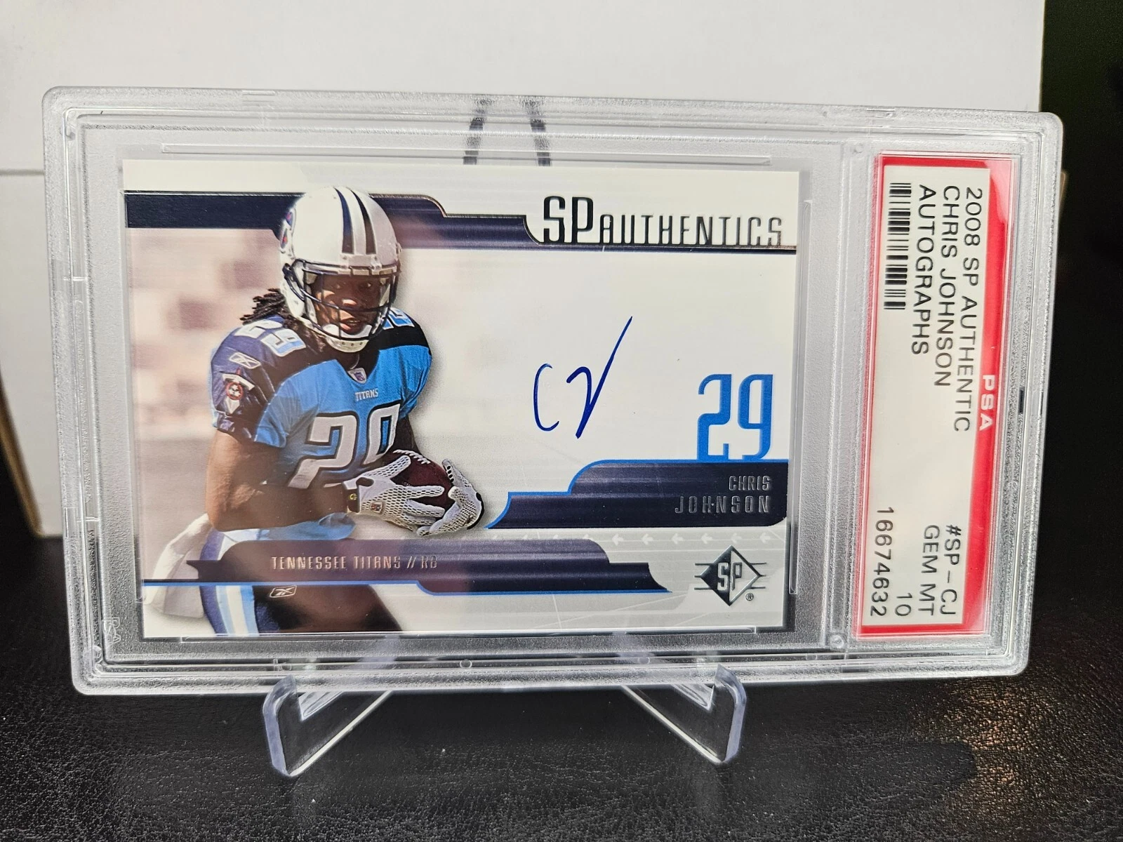 Chris Johnson SP Authentic Autographs #SPCJ Base