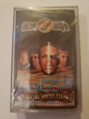 Three 6 Mafia When The Smoke Clears Sixty 6, Sixty 1 Cassette Tape Rap 2000 NEW