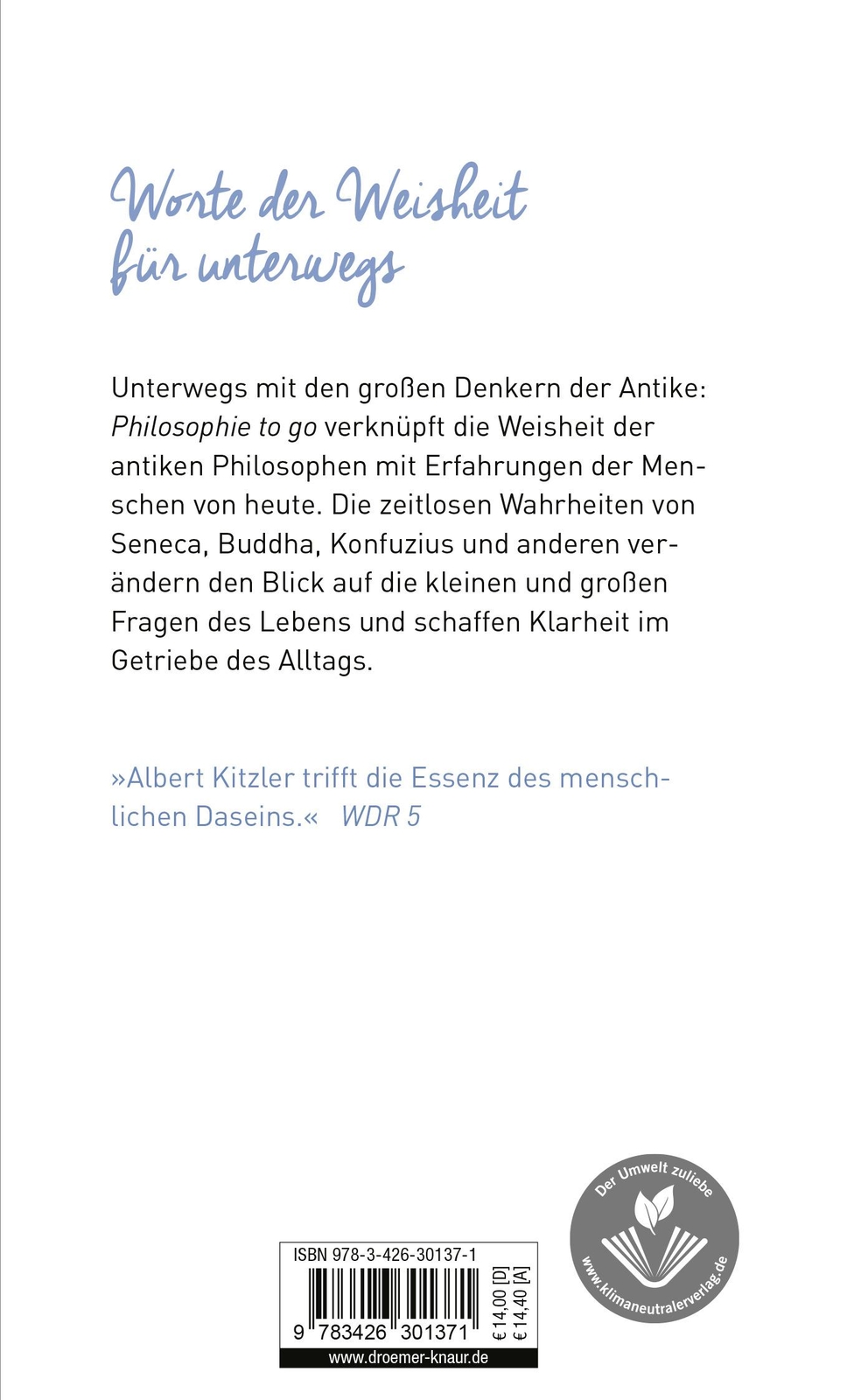 Thumbnail - Philosophie To Go Albert Kitzler