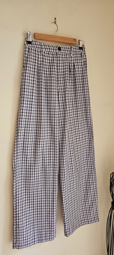 TOMMY HILFIGER Plaid Wide Leg Pants Size 25/32 S/M Casual - Picture 9 of 15
