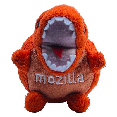 Mozilla Squishable Micro Orange Dinosaur Tyrannosaurus T-Rex 3