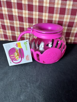 Ecolution Patented Micro-Pop Microwave Popcorn Popper 1.5-Quart Pink D4