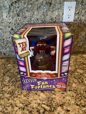 Mars M&M's The Great Red-Ini Fun Fortunes Candy Dispenser NEW NIB