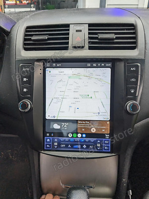 9.7'' For Honda Accord 2003-2007 Carplay Android 13 Car Stereo Radio GPS Navi FM