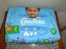 Comfees Baby Baby Diapers. 20 Ct. Sz. 7 Over 41  Sponge Bob Toilet Toppers NEW
