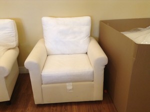 pottery barn nursery chair