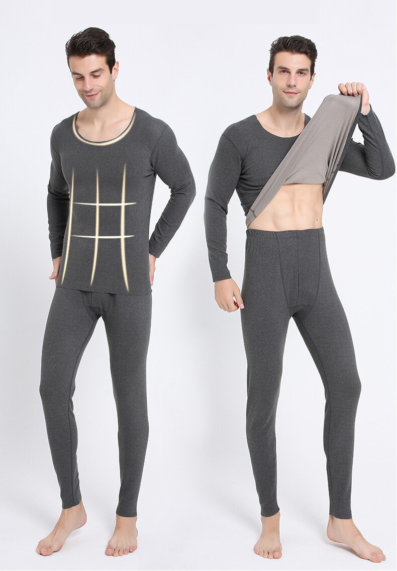 Men’s Elastic Thermal Underwear Set Winter Sport Hunting Long Johns