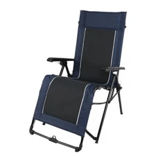Ozark Trail LC-1011-M Quad Zero Gravity Lounger Camping Chair, Blue