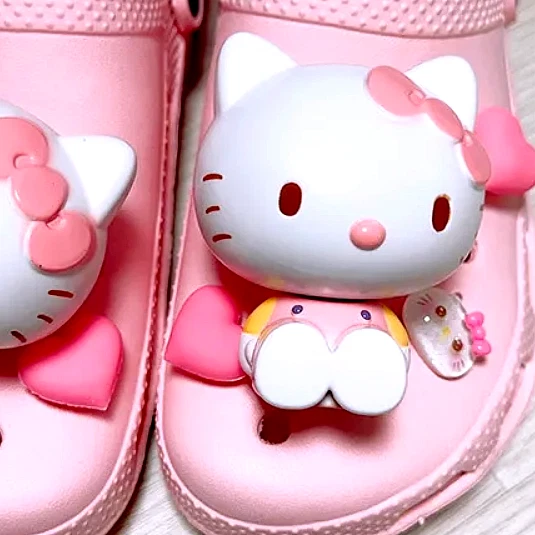 Sanrio Crocs Hello Kitty Pink Jibbitz / Crocs Accessories