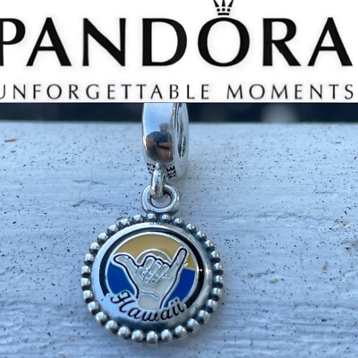 Pandora Authentic Hawaii Exclusive Just Hang Loose Charm RARE