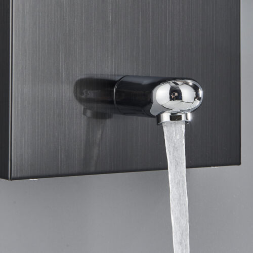 Panel de ducha de acero inoxidable termostato sistema de ducha ducha de lluvia masaje grifo de ducha - Imagen 12 de 23
