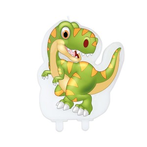 73586 Candelina Torta Sagomata Dinosauri Jurassic T Rex Compleanno Bambini Fes Ebay