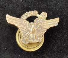 Vintage USNR Eagle Anchor Pin Lapel Hat Pin United States Navy Reserve