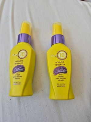 2 Of It s A 10 Miracle Leave-In For Blondes New 