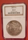 1880-S $1 Morgan Dollar NGC MS63