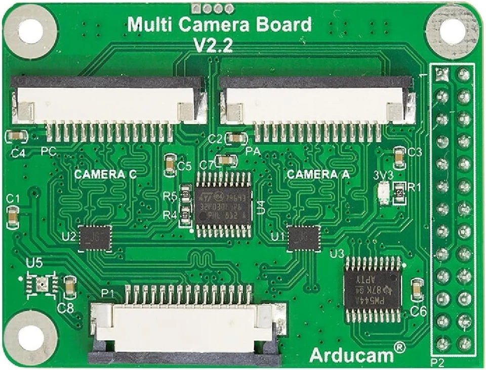 Arducam Multi Camera Adapter V2.2 for Raspberry Pi 5 - Image 3 of 4