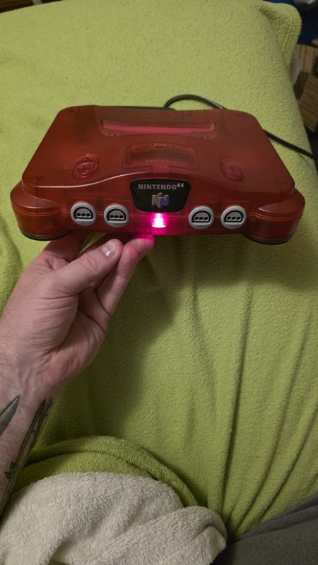Nintendo 64  Watermelon Red Console only 