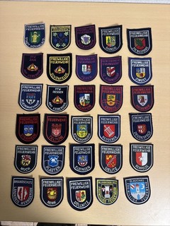 #33 Feuerwehrabzeichen Patches 30 Stück
