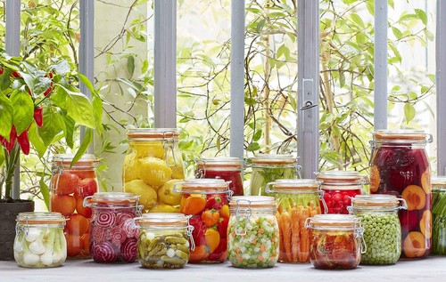 Super Jar, Canning Jars, 250mL French Glass Canning Jar w/Round Body, Glass J... - Picture 2 of 9