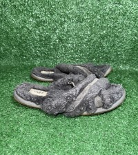 Ugg Womens Size 7 Scuffita Genuine Shearling Slipper Grey Comfort Slip On Sandal