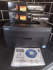 Dell 1350cnw Colour Laser Printer with Power Cable and Spare Cartridges Bundle
