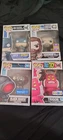DC Funko Lot 4 Earth 1 Batman 142 Aquaman 199 Metal Black Manta 248 Trigon 540