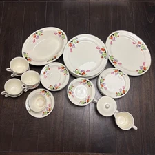 VTG 1930s Superior Hall Quality Dinnerware Crocus pattern Dishes (You Choose)