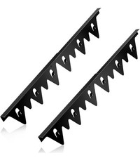 Stove Gap Covers Black Stainless Steel, 2Pack Retractable Length 13.8" to 27.5"