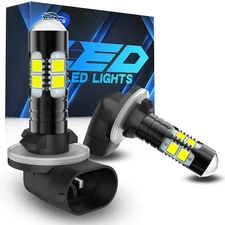2 pack 881 LED Fog Light Driving Bulbs 862 886 889 894 896 898 Xenon White Lamp