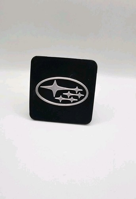 #ad #ad Subaru Black And Gray Tow Hitch Cover Plug Cap for 2quot; Receivers $19.95