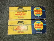 2 Boxes AURORA  1517- STRAIGHT TRACK 9" TOTAL OF 12 Pieces